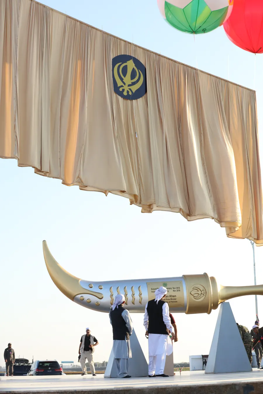 Monument unveiling ceremony managed by Prestige International